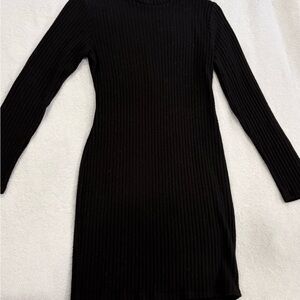 Fashion Nova Black Long Sleeve Dress